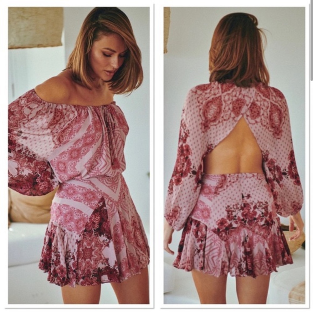 Free People Seven Wonders Mini Dress